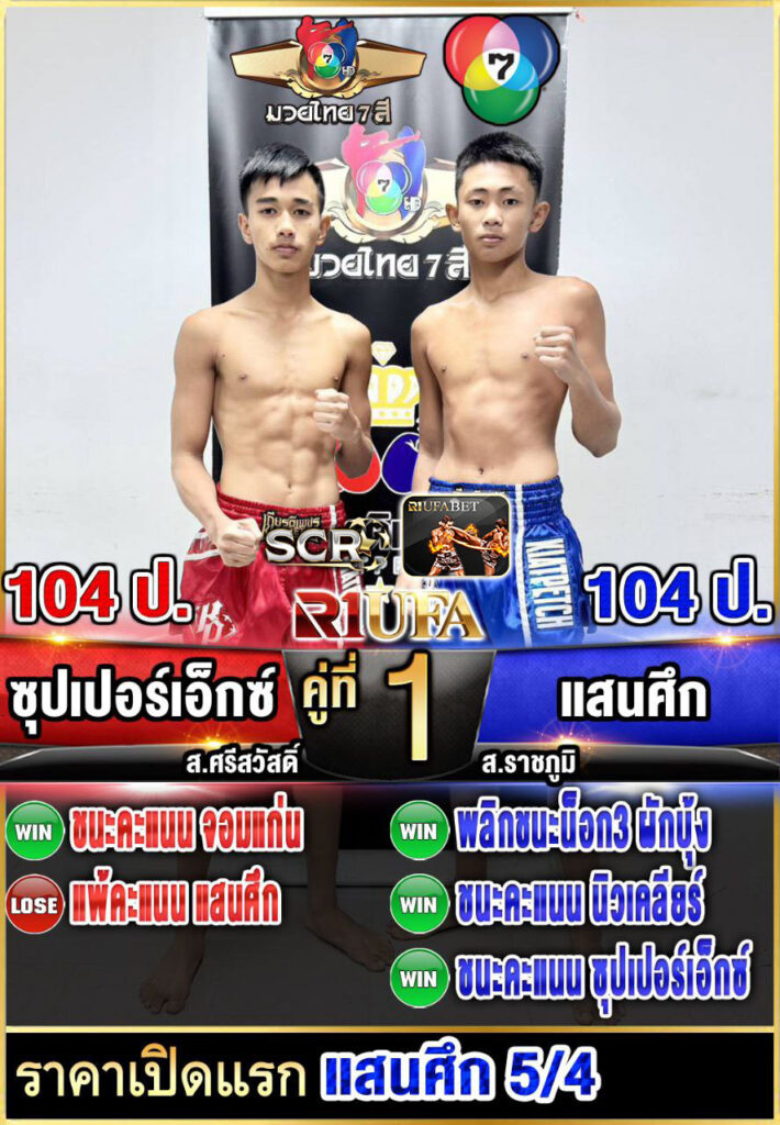 ซุปเปอร์เอ็กซ์ ส.ศรีสวัสดิ์ vs แสนศึก ส.ราชภูมิ