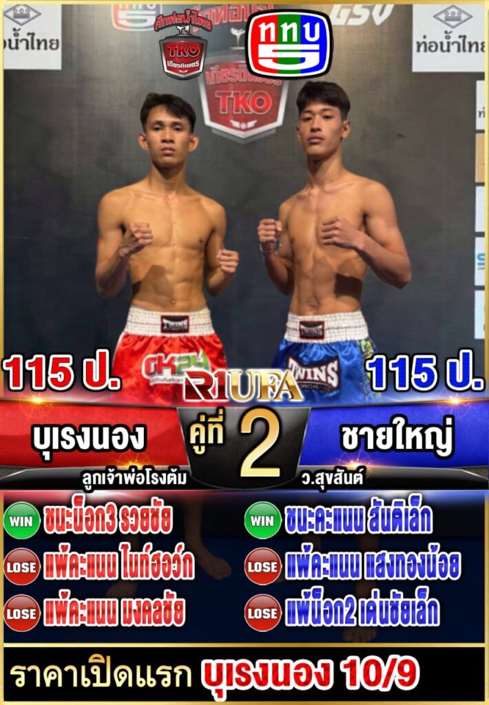 บุเรงนอง ลูกเจ้าพ่อโรงต้ม vs ชายใหญ่ ว.สุขสันต์