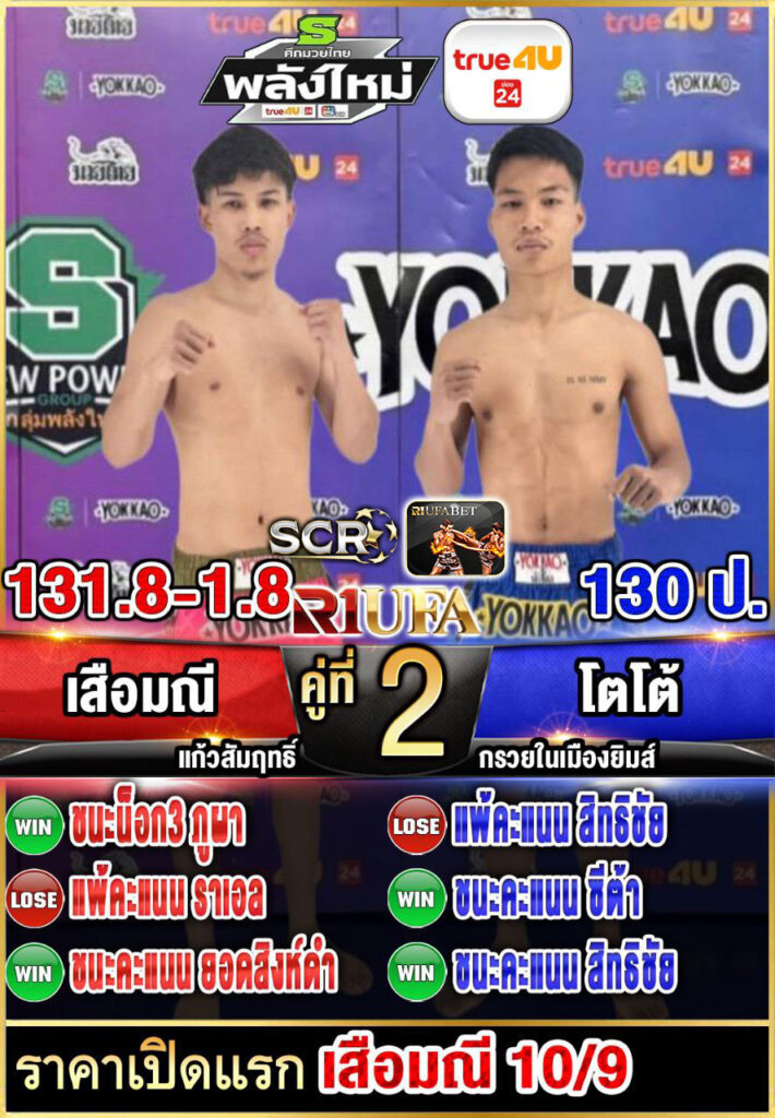 เสือมณี แก้วสัมฤทธิ์ vs โตโต้ กรวยในเมืองยิมส์