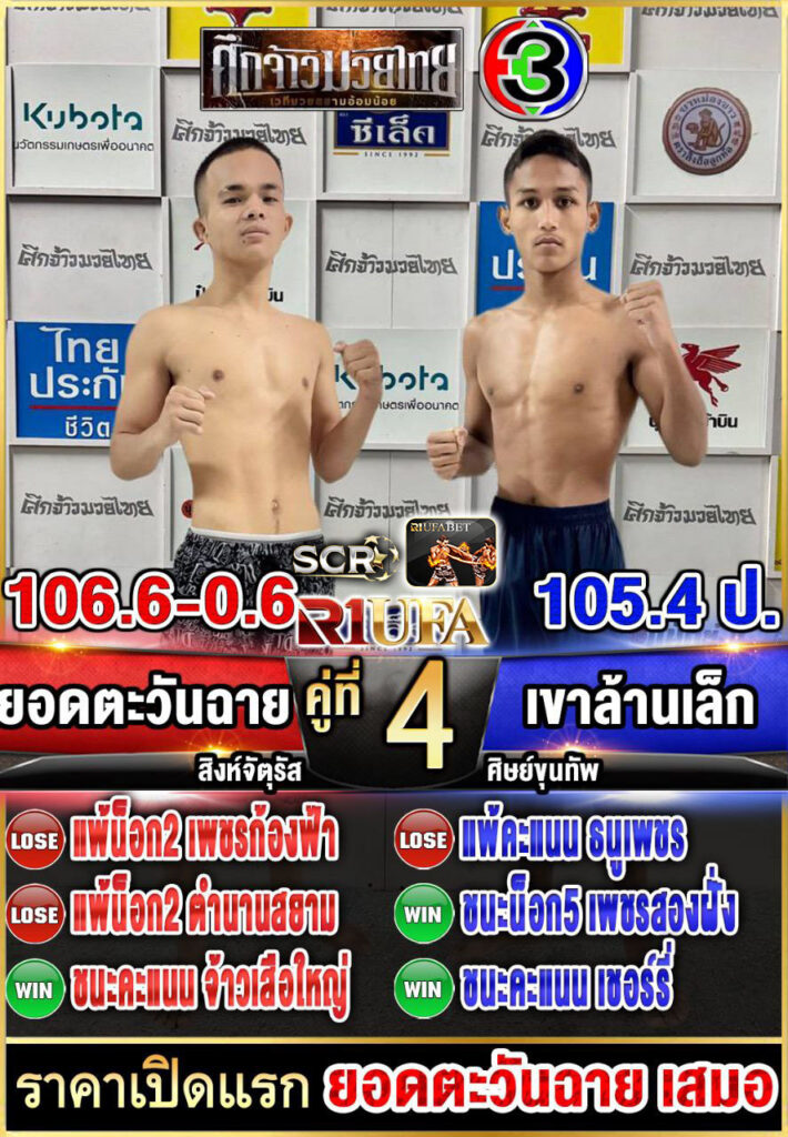 ยอดบัวงาม ม.ธันวาศิลป์ vs เขาล้านเล็ก ศิษย์ขุนทัพ