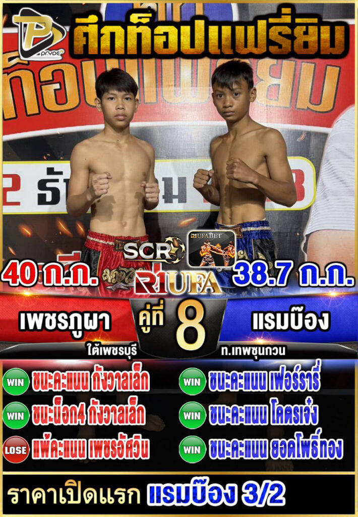 เพชรภูผา แบงค์ทองคำใต้เพชรบุรี VS แรมบ๊องส์ ท.เทพซุนกวน