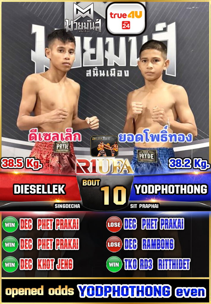 ดีเซลเล็ก สิงห์เดชา vs ยอดโพธิ์ทอง ภ.หลักบุญ