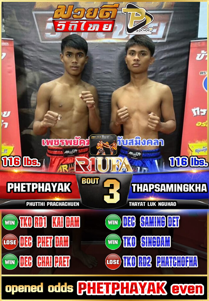 เพชรพยัคฆ์ พุฒิประชาชื่น vs ทับสมิงคา ทายาทลูกงูเห่า