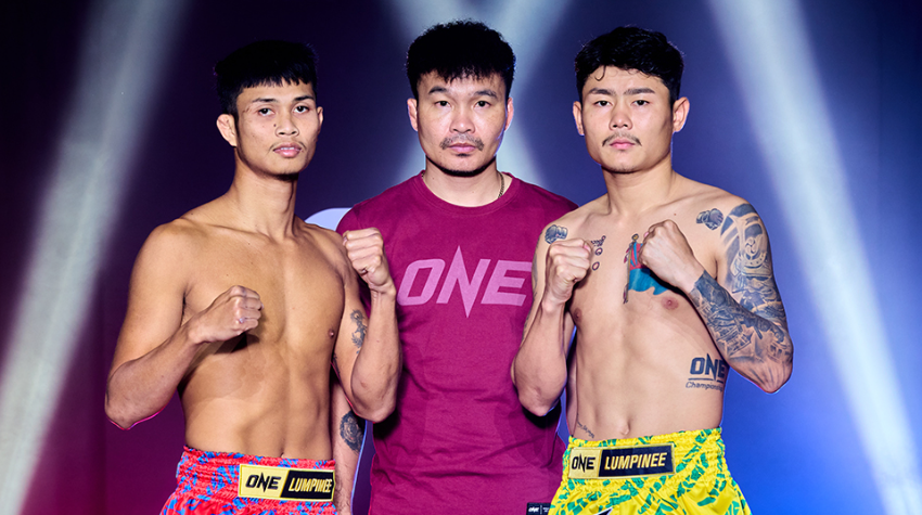 ผลชั่งน้ำหนักและวัดระดับน้ำในร่างกาย ศึก ONE ลุมพินี 140 “ก้องชัย vs ตุย ลิน ทัต”