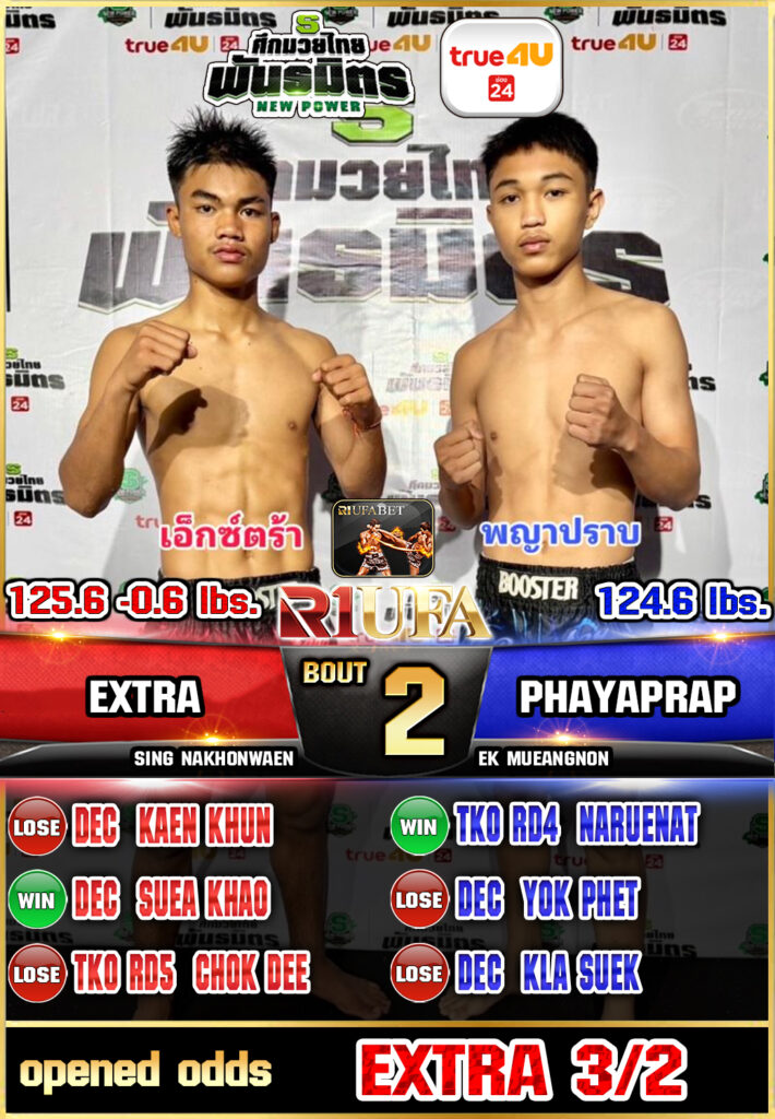 เอ็กซ์ตร้า สิงห์นครแว่น vs พญาปราบ ธ.ห้าวหาญ