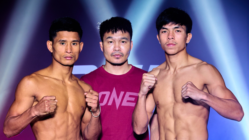 ผลชั่งน้ำหนักและวัดระดับน้ำในร่างกาย ศึก ONE ลุมพินี 148 & The Inner Circle