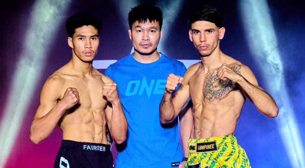 ผลชั่งน้ำหนักและวัดระดับน้ำในร่างกาย ศึก ONE ลุมพินี 149 & The Inner Circle