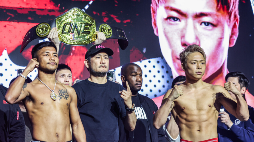 ผลชั่งน้ำหนักและวัดระดับน้ำ ศึก ONE ซามูไร 1