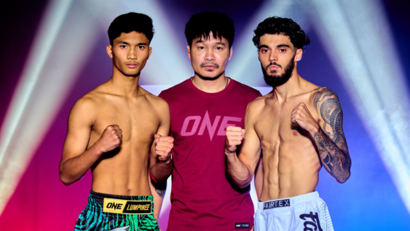 ผลชั่งน้ำหนักและวัดระดับน้ำในร่างกาย ศึก ONE ลุมพินี 153 & The Inner Circle