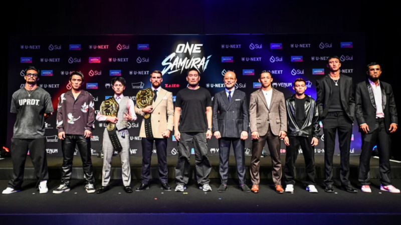 เดือดจุใจ! ONE แถลงความพร้อมศึกใหญ่ ONE ซามูไร 4 เสิร์ฟความมัน 17 ต.ค. นี้